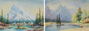 Reginald Llewellyn Harvey (2): EARLY SNOW / SUMMER PEAKS