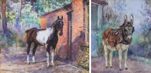 Alice Des Clayes (2): TETHERED HORSE / DONKEY