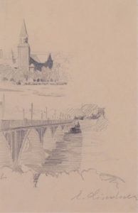 Ernest Lindner: IMAGES OF SASKATOON: THE BROADWAY BRIDGE AND ST. PAUL’S CATHEDRAL