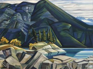 David Pugh: CALM DAY, LAKE MINNEWANKA