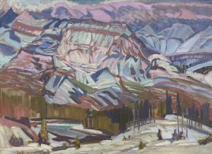 Illingworth Holey (Buck) Kerr: WINTER MOUNTAINSCAPE