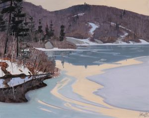 Charles Anthony Law: JANUARY THAW (WILLIAMS LAKE, HALIFAX, NOVA SCOTIA)