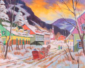 Claude Langevin: AU CENTRE DU VILLAGE