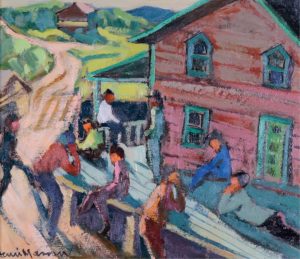 Henri Leopold Masson: SUNDAY AFTERNOON, MASHAM QUE.
