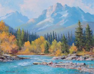 Duncan Mackinnon Crockford: GOAT MOUNTAIN AND SPRAY RIVER, ALBERTA