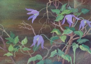 Annora Brown: BLUE CLEMATIS