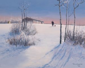 Michael Lonechild: BREAKING THE FIRST FRESH SNOWFALL