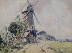 Alfred Crocker Leighton: WHITEHORSE MILL- AT SUSSEX