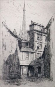 Caroline Helena Armington: LA FLECHE DE LA CATHEDRALE DE ROUEN
