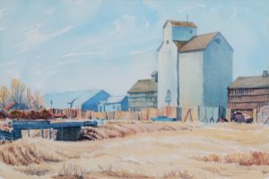 Margaret Dorothy Shelton: FARM BUILDINGS, APPROACHING AUTUMN