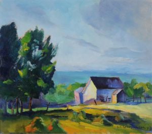 Orestes Nicholas (Rick) Grandmaison: AFTERNOON LIGHT AT THE RANCH