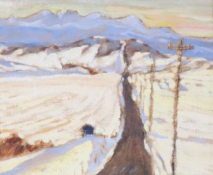 Robert F. M. McInnis: ROAD & WINTER HILLS (ROAD TO BRAGG CREEK, ALT.)