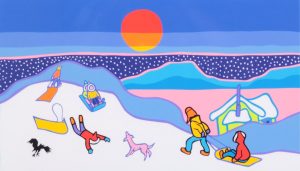 Ted Harrison: SLEDDING