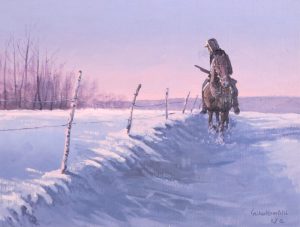 Michael Lonechild: CHECKING THE FENCE LINE