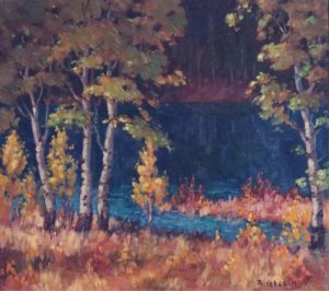 Roland Gissing: AUTUMN TREES ALONG THE GHOST