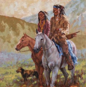 Michelle Zarb: NATIVE HUNTERS ON HORSEBACK