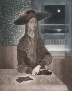 David Lloyd Blackwood: BEAUTIFUL YOUNG MUMMER IN MARGARET FELTHAM’S HOUSE