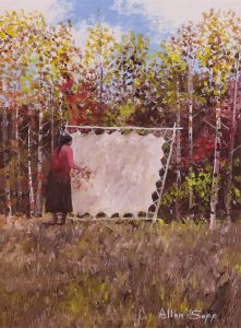 Allen Sapp: PREPARING THE HIDE
