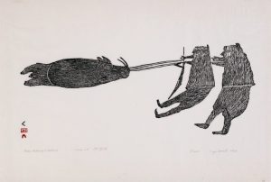 Parr: WALRUS HUNT (MEN PULLING A WALRUS)