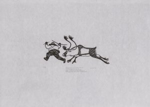 Tivi Etok (Etook): CARIBOU CHASING HUNTER