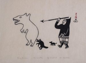 Eegyvudluk Pootoogook: CHASING THE BEAR
