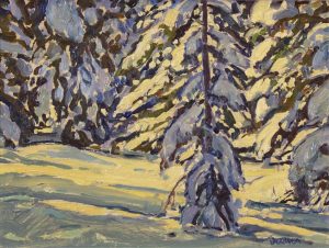 William (Bill) Duma: SNOW LADENED TREES