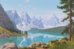 Roger Kamp: MORAINE LAKE, BANFF NATIONAL PARK
