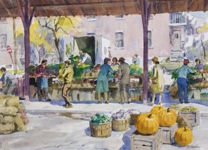 Henry John Simpkins: LACHINE MARKET