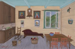 Edith Marie Bouchard: INTERIOR OF THE HOUSE