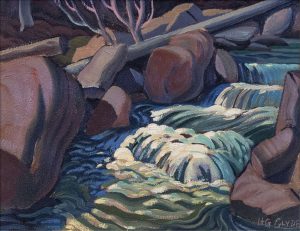 Henry George Glyde: STREAM UNDER GROTTO MT.