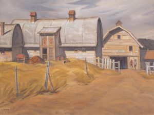 Henry George Glyde: BARN JUST EAST OF EDMONTON