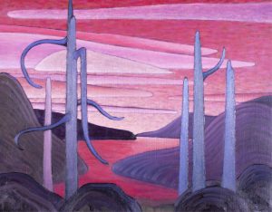 James Edward Hergel: PINK SUNRISE, LAKE SUPERIOR
