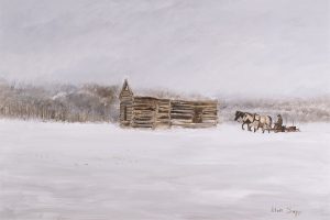 Allen Sapp: DRIVING A TEAM OF HORSES TO MY OLD HOME