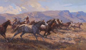 Jack King: HERDING WILD HORSES