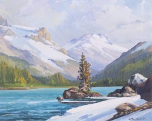 Duncan Mackinnon Crockford: ROCKY MOUNTAIN LANDSCAPE