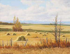 George A. Horvath: STOOKS IN THE FOOTHILLS