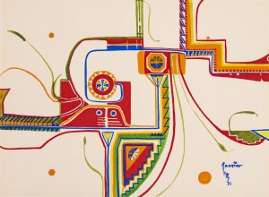 Alex Simeon Janvier: UNTITLED COMPOSITION #4