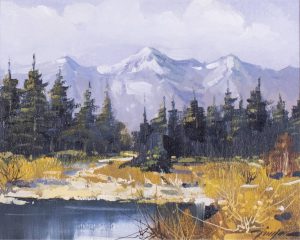 Tinyan (Tin Yan Chan): A MOUNTAIN LANDSCAPE IN FALL COLOURS