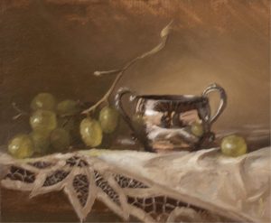 Doug Williamson: SELF PORTRAIT WITH GRAPES