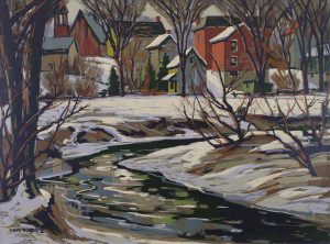 Thomas Keith (Tom) Roberts: VILLAGE IN WINTER