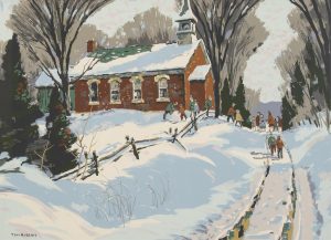 Thomas Keith (Tom) Roberts: RED SCHOOL HOUSE
