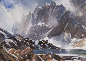 Reginald Llewellyn Harvey: ROCKY MOUNTAIN LANDSCAPE