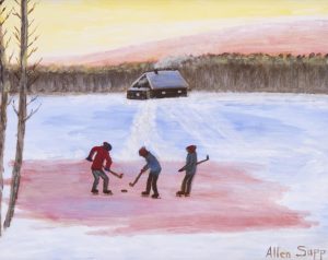 Allen Sapp: PLAYING A GAME, NIGHT IS COMING
