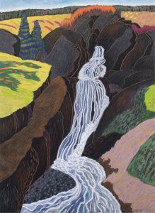 Anne Meredith Barry: CAPE BROYLE WATERFALL (ST. MICHAEL’S NEWFOUNDLAND)