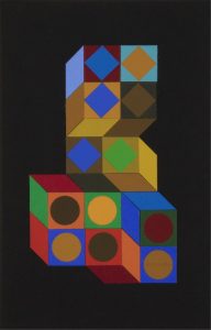 Victor Vasarely: COMPOSITION II