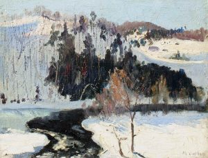 Maurice Galbraith Cullen: BEND IN THE RIVER, PIEDMONT