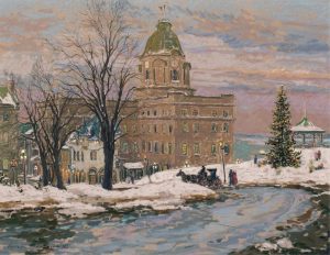 Horace Champagne: THE MAGIC OF CHRISTMASTIME IN OLD QUEBEC (RUE STE-ANNE, OLD QUEBEC)