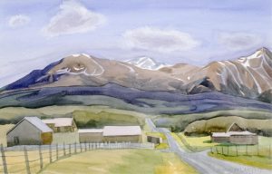 Doris Jean McCarthy: CLOUDY RIDGE RANCH – ALBERTA