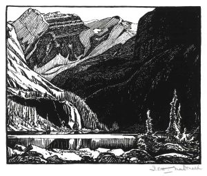 James Edward Hervey MacDonald: A GLACIAL LAKE, ROCKY MOUNTAINS