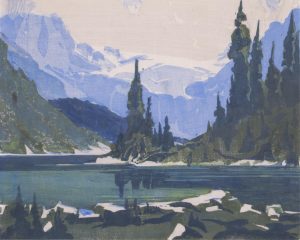 Barbara Harvey Leighton: EVENING, BOW LAKE